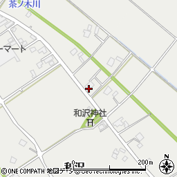 和沢営農組合周辺の地図