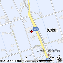 富山県小矢部市矢水町54周辺の地図