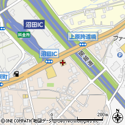 カフェレストランガスト沼田インター店周辺の地図