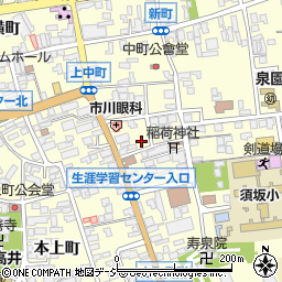 長野県須坂市須坂174周辺の地図