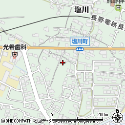 長野県須坂市塩川711周辺の地図