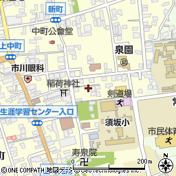 長野県須坂市須坂常盤町周辺の地図