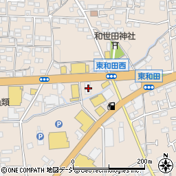八十二銀行東和田支店 ＡＴＭ周辺の地図