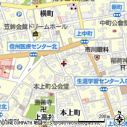 長野県須坂市須坂142周辺の地図