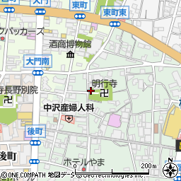 長野県長野市鶴賀権堂町2385周辺の地図
