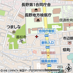 長野県長野市南長野妻科391周辺の地図