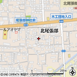 長野県長野市北尾張部周辺の地図