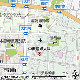 長野県長野市鶴賀権堂町2356周辺の地図