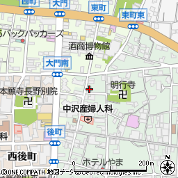 長野県長野市鶴賀権堂町2356周辺の地図