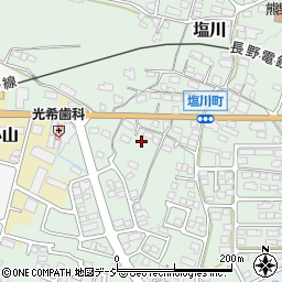 長野県須坂市塩川712周辺の地図