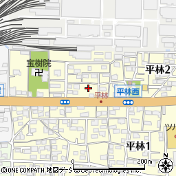 有限会社東部モータース　カーパーク平林周辺の地図