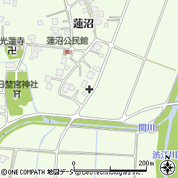 富山県小矢部市蓮沼188周辺の地図