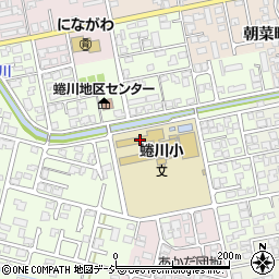 富山市立蜷川小学校周辺の地図