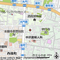長野県長野市鶴賀権堂町2336周辺の地図