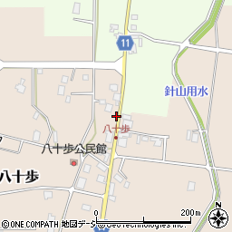 富山県砺波市八十歩47周辺の地図