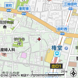 藤城周辺の地図