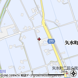 富山県小矢部市矢水町55周辺の地図