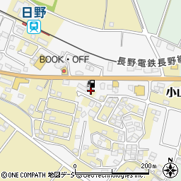 長野県須坂市高梨2605周辺の地図