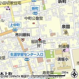長野県須坂市須坂726周辺の地図