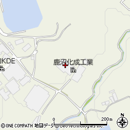 鹿沼化成工業株式会社　今市工場周辺の地図