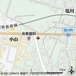 長野県須坂市塩川26-16周辺の地図