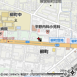広木屋石油株式会社　柳町Ｓ・Ｓ周辺の地図