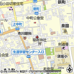 長野県須坂市須坂176周辺の地図