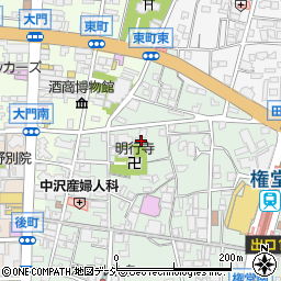 長野県長野市鶴賀権堂町2396周辺の地図