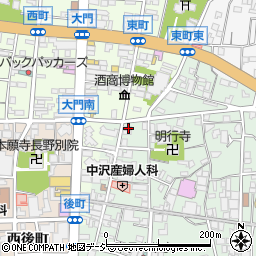 長野県長野市鶴賀権堂町2342周辺の地図