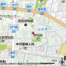 長野県長野市鶴賀権堂町2388周辺の地図