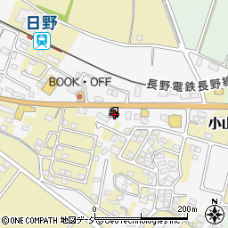 長野県須坂市高梨2497周辺の地図