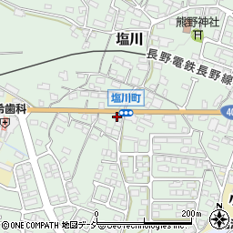長野県須坂市塩川631周辺の地図