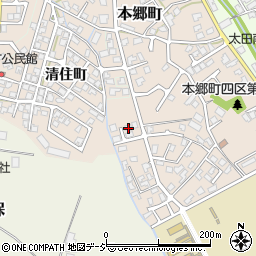 富山県富山市本郷町177-6周辺の地図