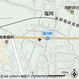 長野県須坂市塩川635周辺の地図