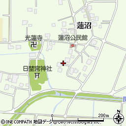 富山県小矢部市蓮沼168周辺の地図