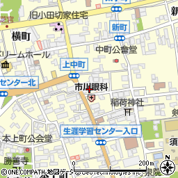 長野県須坂市須坂184周辺の地図