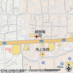 モスバーガー長野東和田店周辺の地図