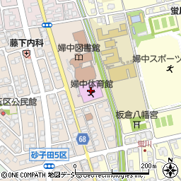 富山市婦中体育館周辺の地図