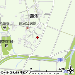 富山県小矢部市蓮沼190周辺の地図