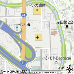 マルハン富山インター店周辺の地図