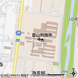 富山刑務所周辺の地図