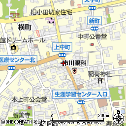 〒382-0083 長野県須坂市上中町の地図