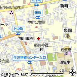 長野県須坂市須坂182周辺の地図