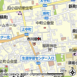 長野県須坂市須坂183周辺の地図