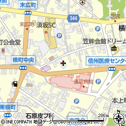長野県須坂市須坂375周辺の地図