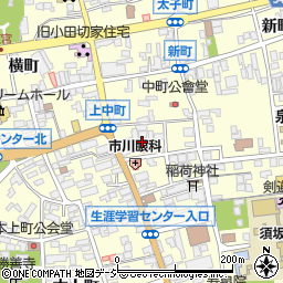 長野県須坂市須坂186周辺の地図