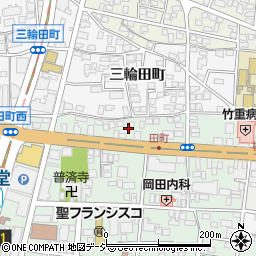 長野県長野市鶴賀田町周辺の地図