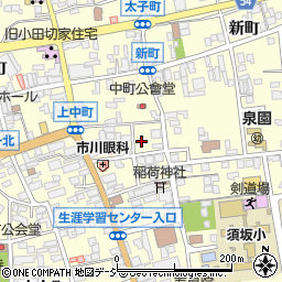 長野県須坂市須坂187周辺の地図