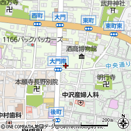 長野県長野市長野大門町41周辺の地図