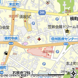 長野県須坂市須坂382周辺の地図
